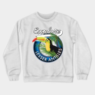 Explore Lesser Antilles Toucan bird. Crewneck Sweatshirt